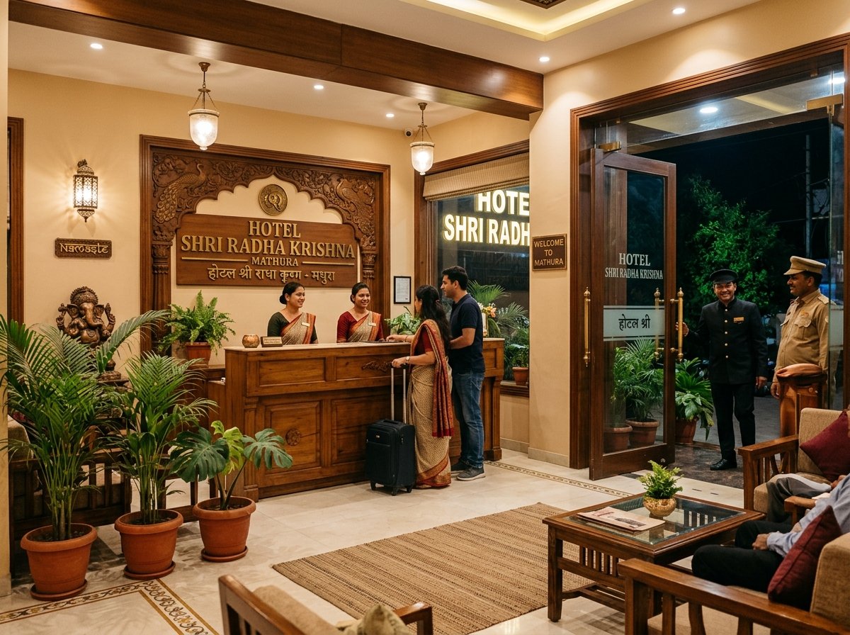 Vashistha Inn Hotel Reception and Entrance