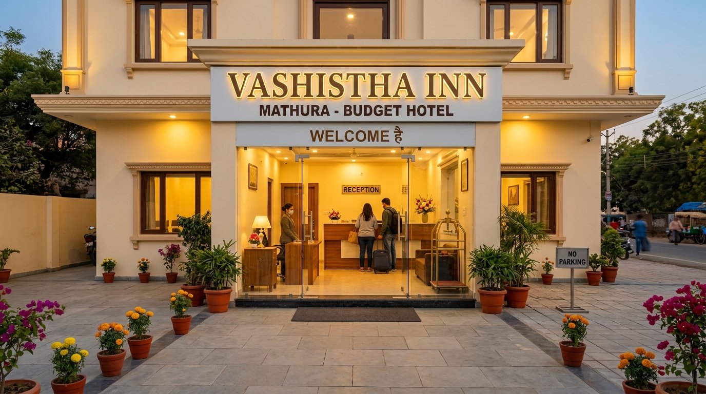 Vashistha Inn Hotel Building in Mathura